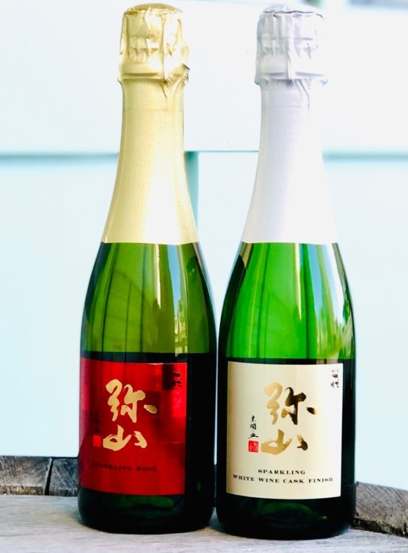 一代弥山 スパークリング ROSE & white wine cask finish