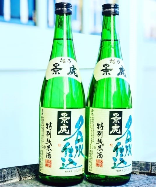 越乃景虎　名水仕込　特別純米酒