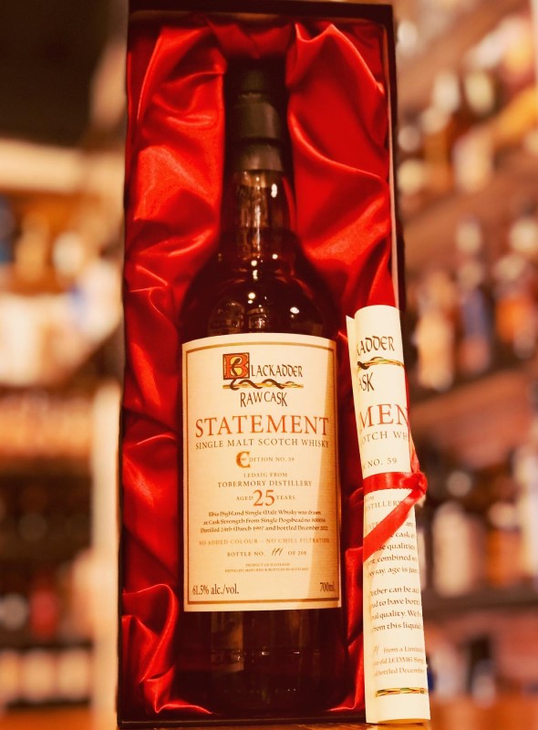 レダイグ 1997 25年 Cask No.800034 ステートメント・シリーズ ブラッカダー 61.5% 【要問合せ・お電話ください】