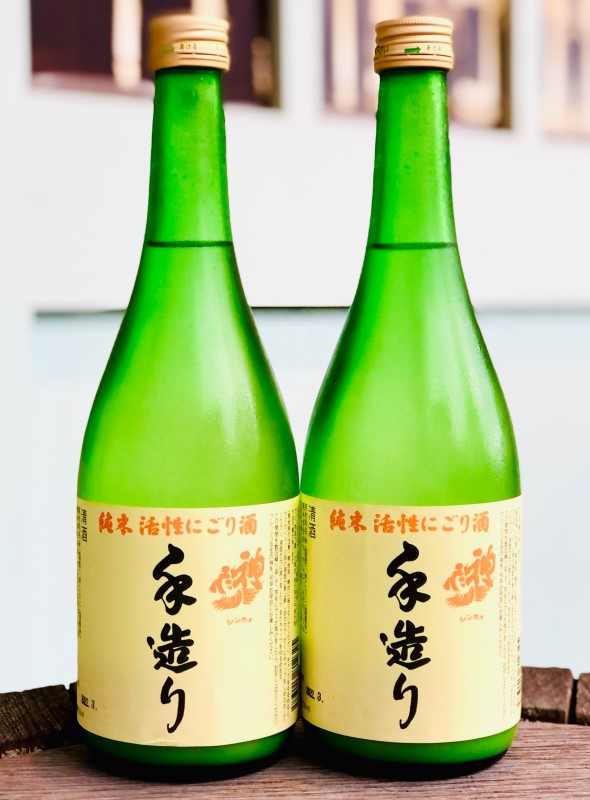 【要冷蔵】 神亀(しんかめ)　手造り　純米　活性にごり酒　生