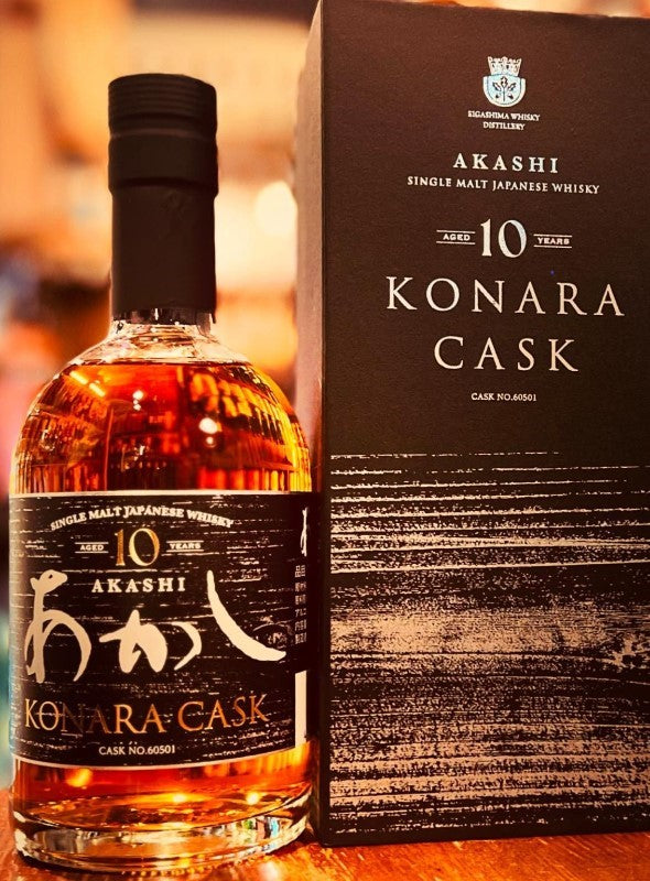 あかし　コナラカスク10年　50%　500ml