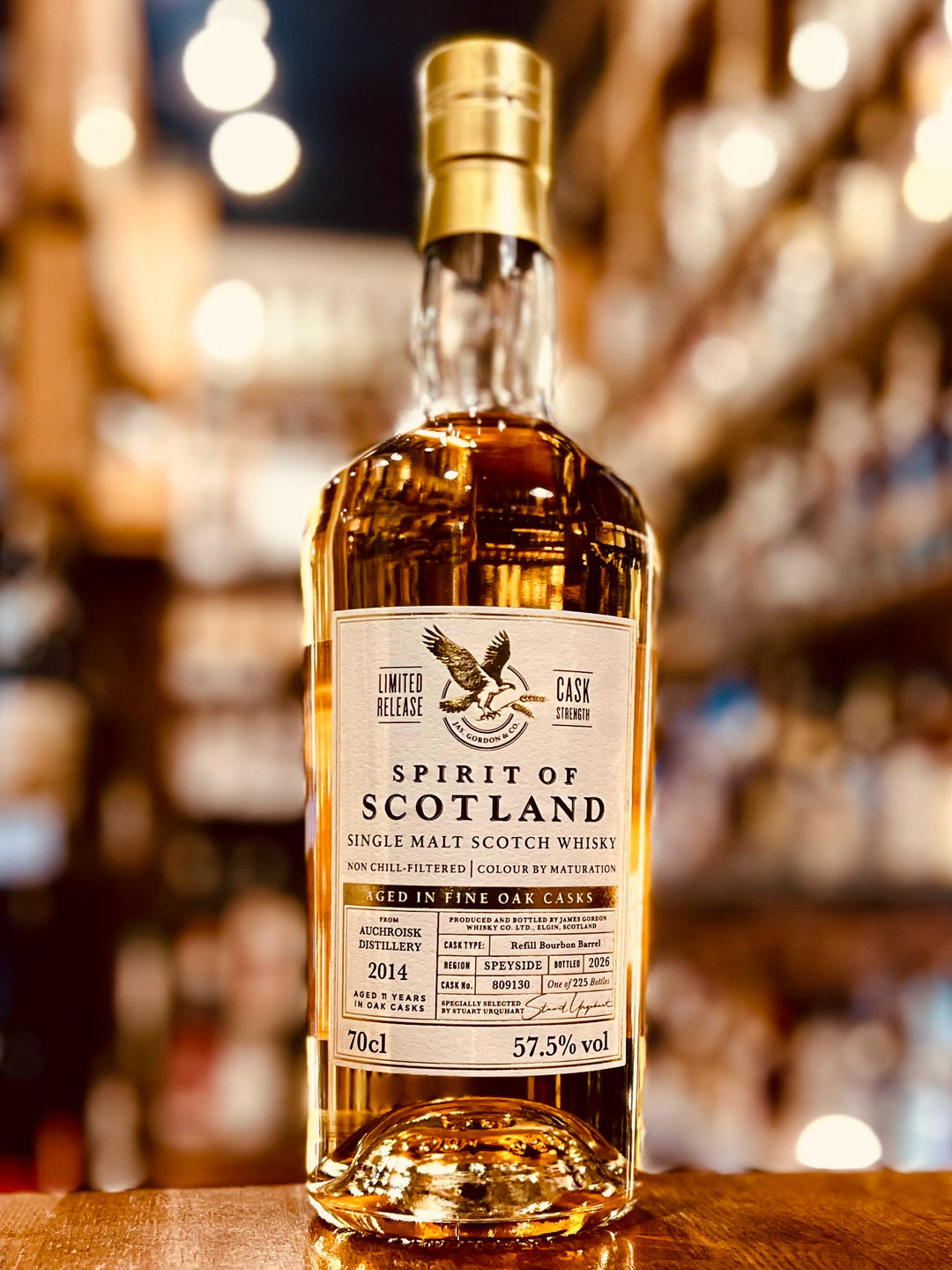 オスロスク 2014 11年　57.5％ 　ジェームズ ゴードン SPIRIT OF SCOTLAND