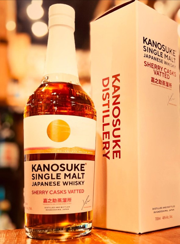 嘉之助シングルモルト　SHERRY CASKS VATTED　 48％