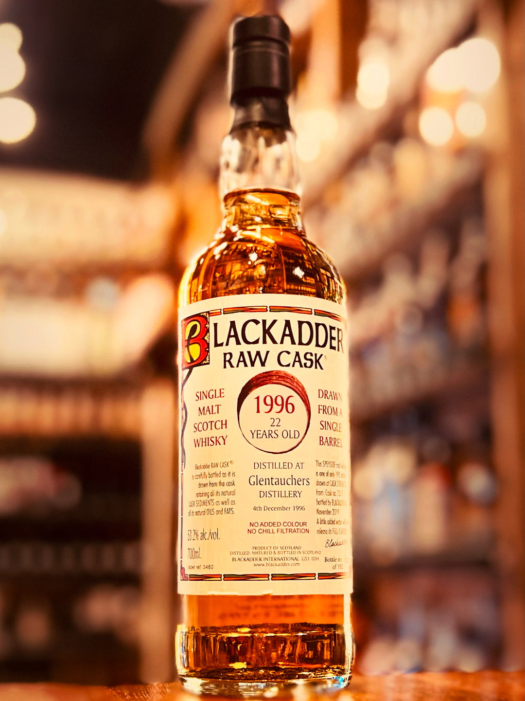 グレントファース1996 22年 Cask no:7313 53.2度  ＜　ブラックアダー社  ロウカスク・シリーズ　＞