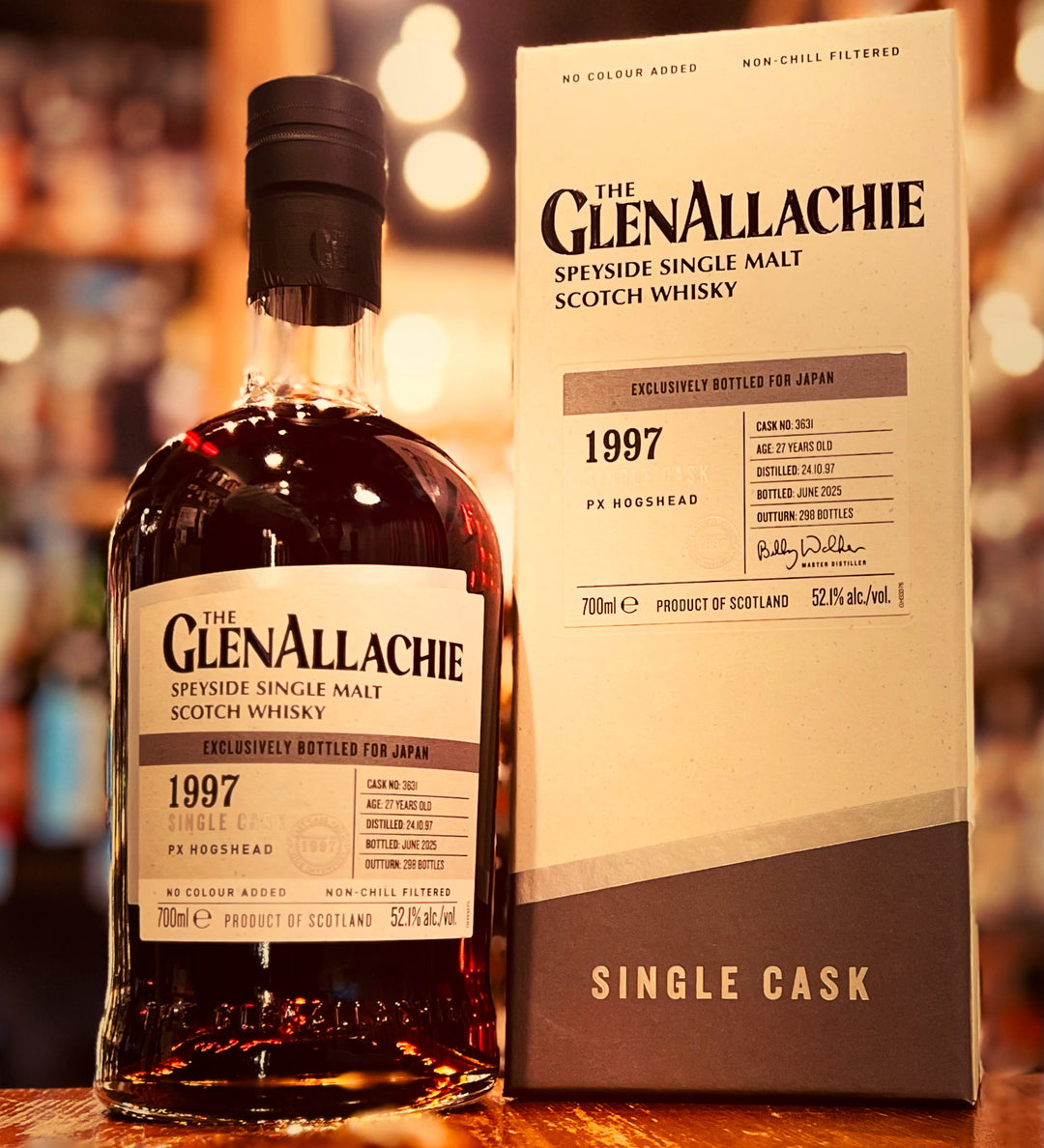 グレンアラヒー1997　27年　PXシェリーホグスヘッド　52.1度